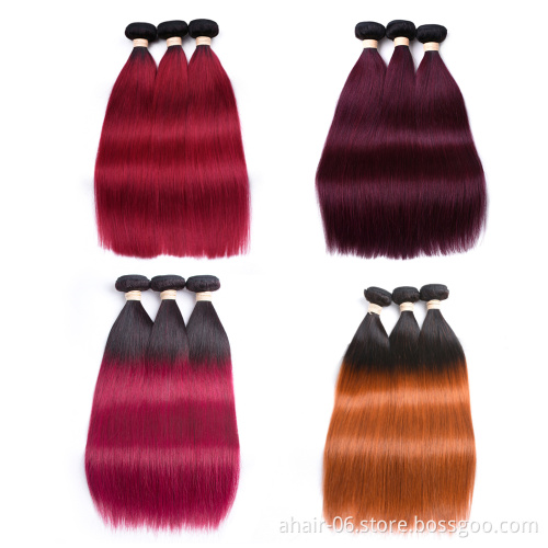 cheap silky virgin human hair 1b 99j straight hair wholesale products china supplier